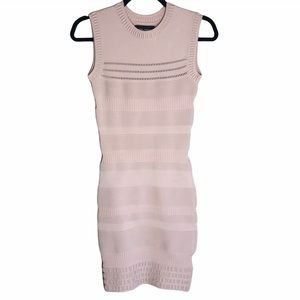 YIGAL AZROUEL PINK BODYCON DRESS SIZE XS